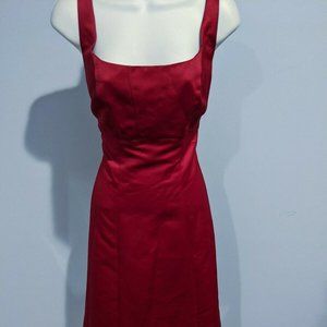Eden Maids Red Sleeveless Dress Size 6